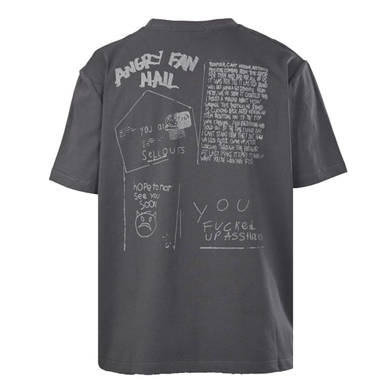 Charcoal Graphic Print Short Sleeve T-Shirt view