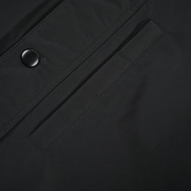 Black Puffy Down Jacket - Oversized Fit view