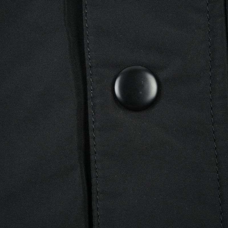 Black Puffy Down Jacket - Oversized Fit view