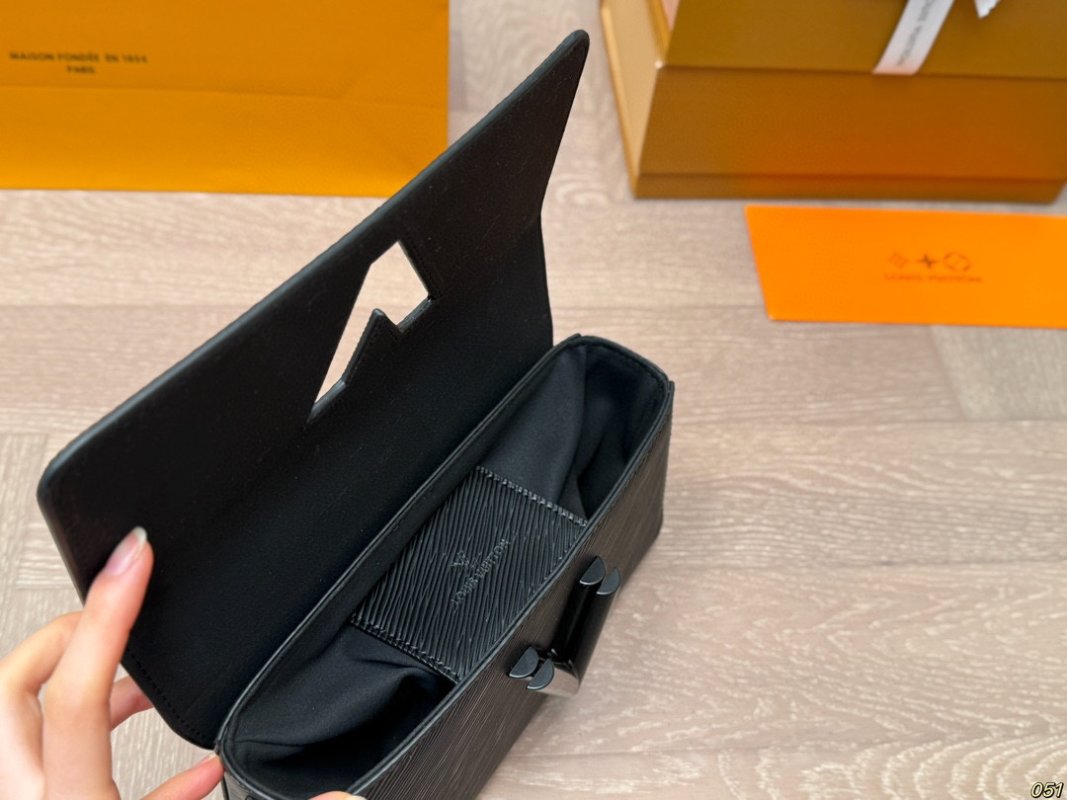 Louis Vuitton Twist Black EPI Leather Crossbody Bag view