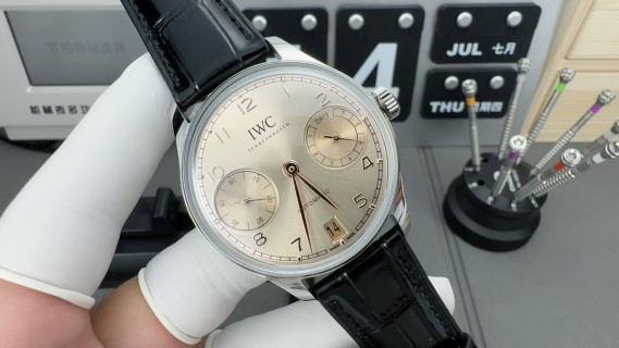 IWC Portugieser 7-Day Automatic Silver Dial Watch view 2