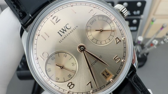 IWC Portugieser 7-Day Automatic Silver Dial Watch view 3
