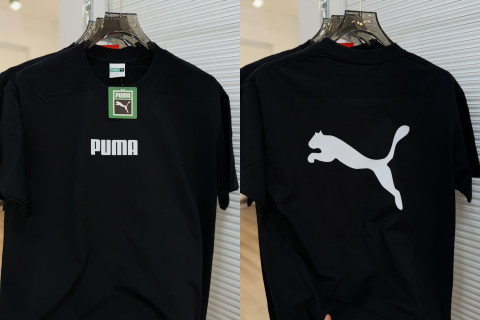 Puma Classic Logo Black T-Shirt view 2
