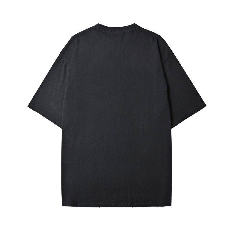 Black Oversized Graphic Short Sleeve T-Shirt view