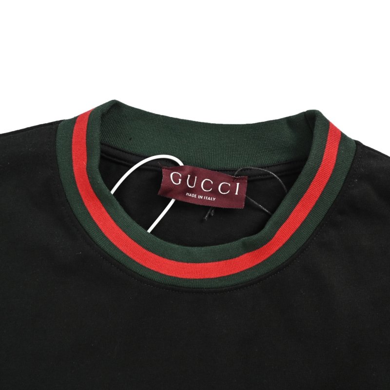 Gucci Logo Black Short Sleeve T-Shirt view