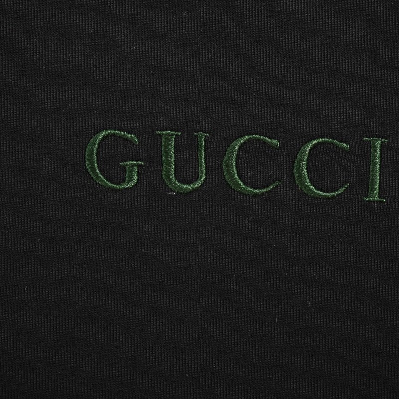 Gucci Logo Black Short Sleeve T-Shirt view