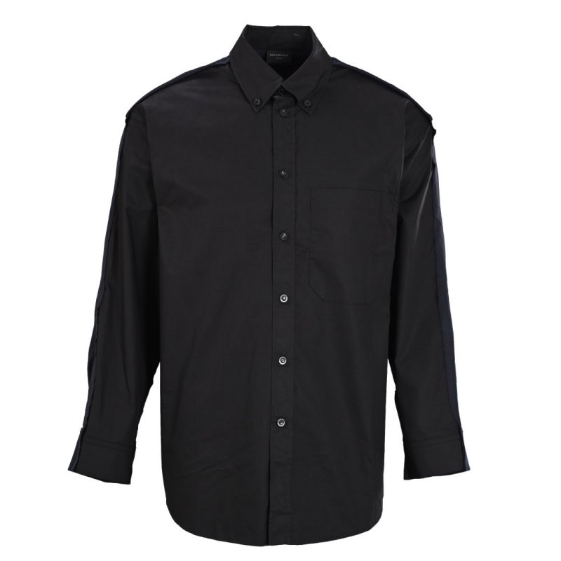 Balenciaga Black Logo Overshirt view