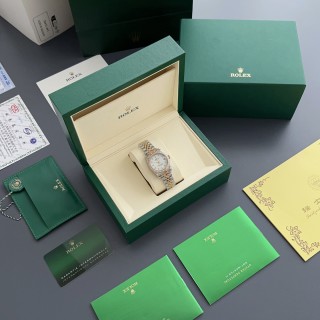 Rolex Datejust 31mm Two-Tone White Diamond Dial Watch