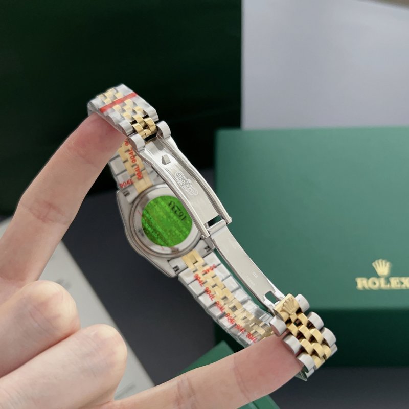 Rolex Datejust 31mm Two-Tone White Diamond Dial Watch view