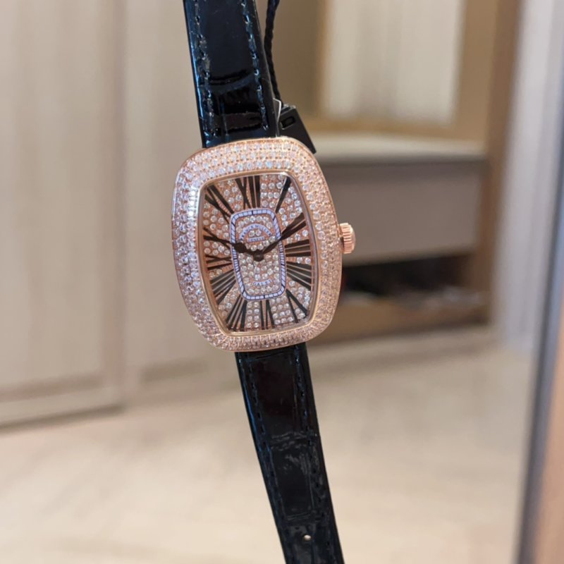 Franck Muller Ellipse Diamond-Set Rose Gold Watch