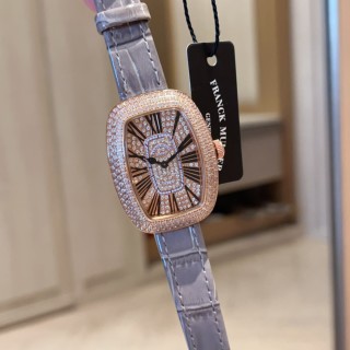 Franck Muller Ellipse Diamond-Set Rose Gold Watch view 8