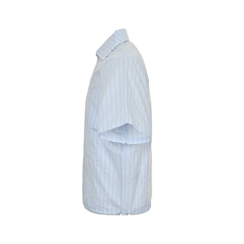 Light Blue Ribbed Sleeveless T-Shirt view