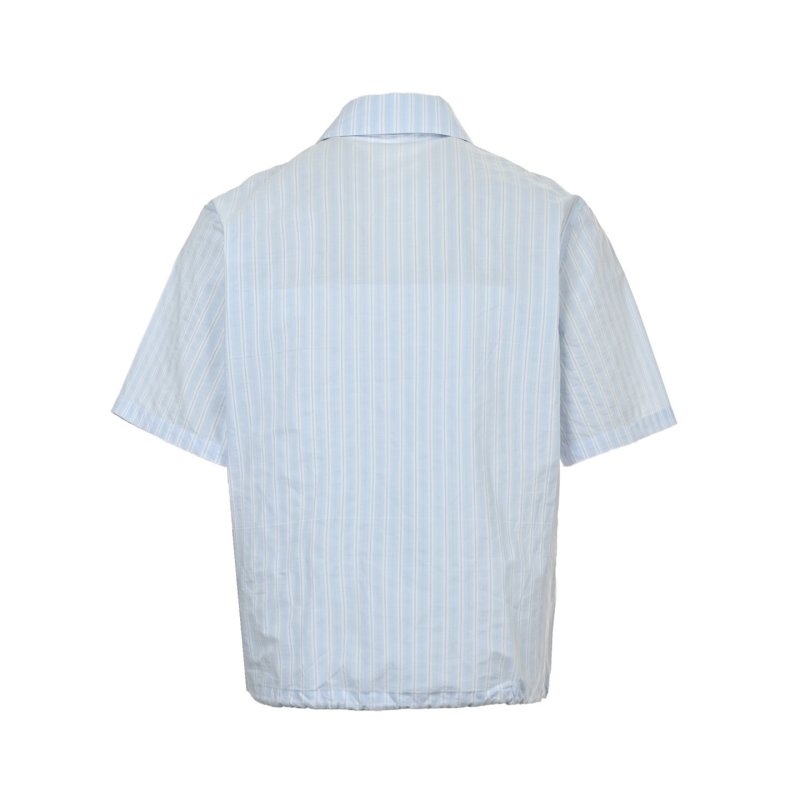 Light Blue Ribbed Sleeveless T-Shirt view
