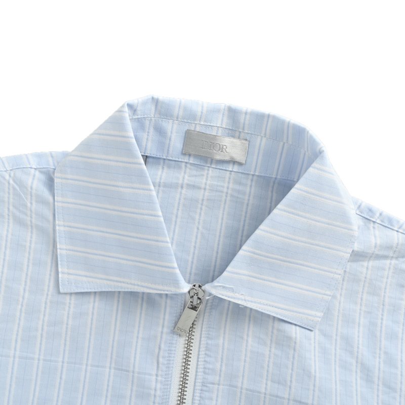 Light Blue Ribbed Sleeveless T-Shirt view