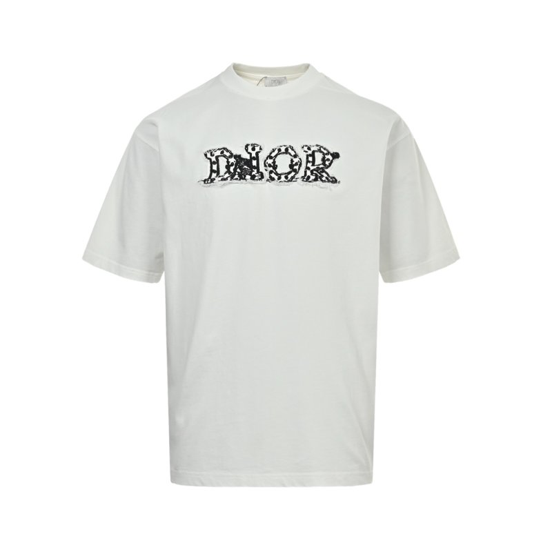 Dior Animalier Logo White T-Shirt view