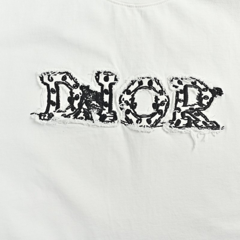 Dior Animalier Logo White T-Shirt view