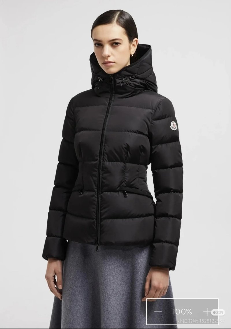 Moncler Black Quilted Down Puffer Jacket