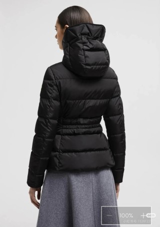 Moncler Black Quilted Down Puffer Jacket view 2
