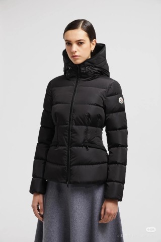 Moncler Black Quilted Down Puffer Jacket view 3