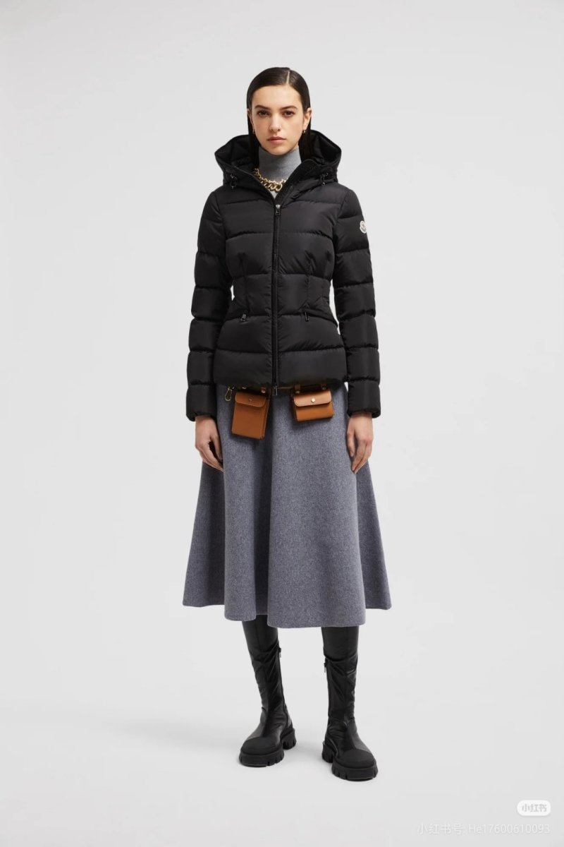Moncler Black Quilted Down Puffer Jacket view
