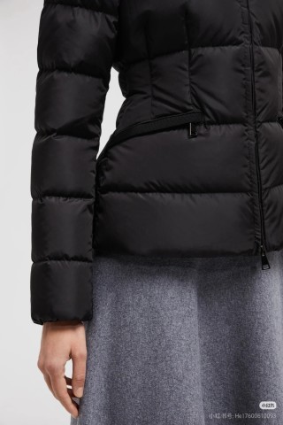 Moncler Black Quilted Down Puffer Jacket view 6