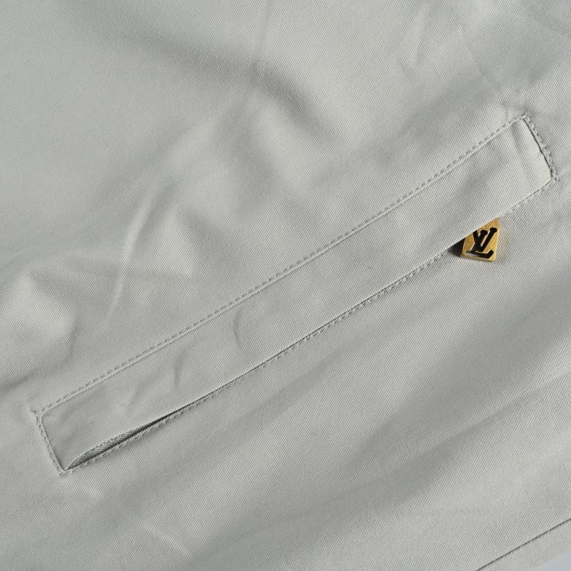 Black & Cream Color-Block Windbreaker Jacket view