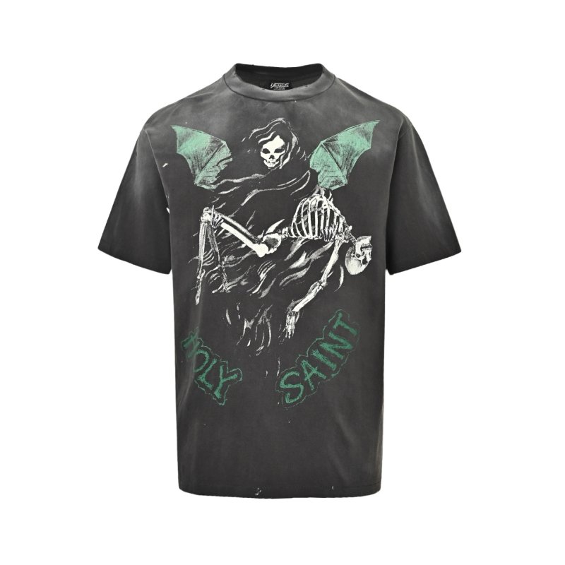 Wicked Saint Black Red Graphic T-Shirt view