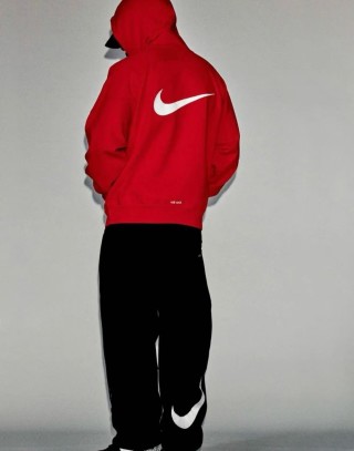 Nike Black Fleece Joggers view 2