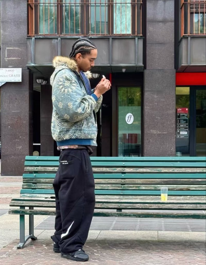 Nike Black Fleece Joggers view
