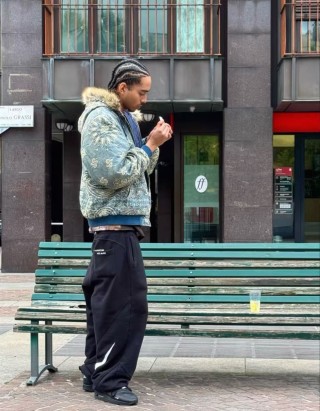 Nike Black Fleece Joggers view 3