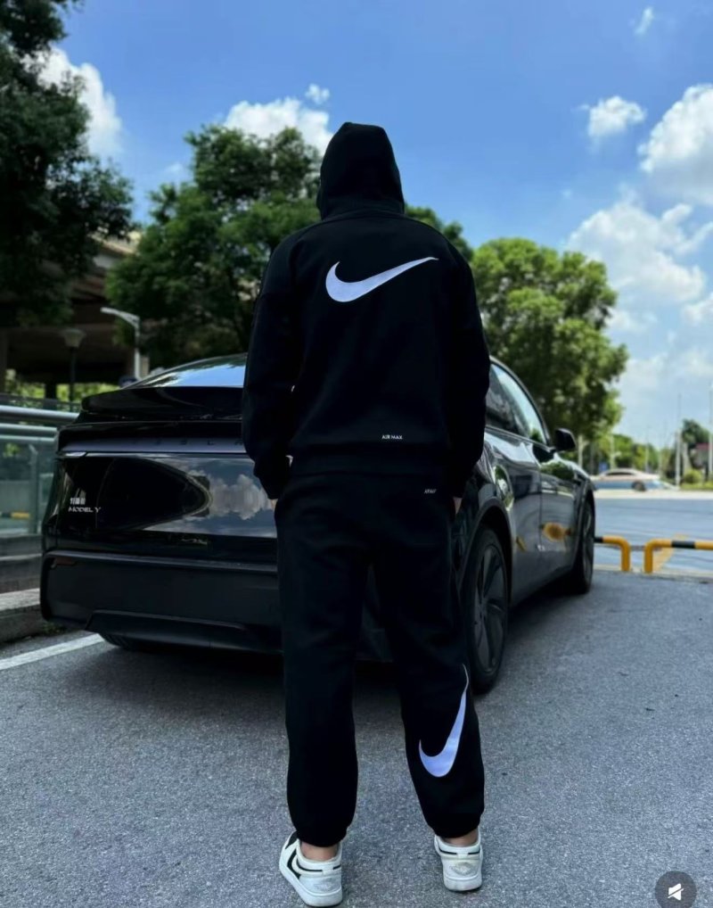 Nike Black Fleece Joggers view