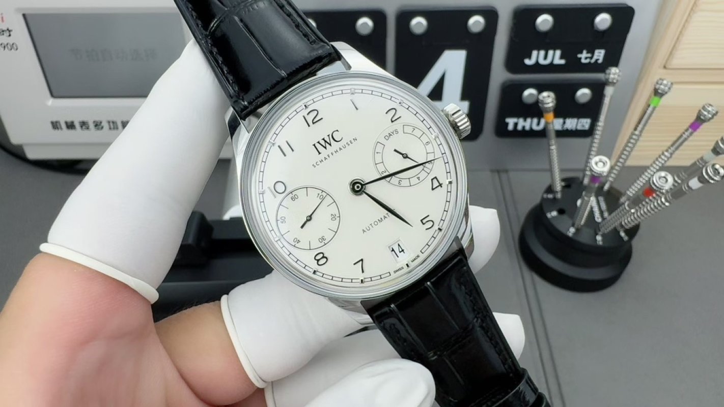 IWC Portugieser 7-Day Automatic Silver Dial Watch view