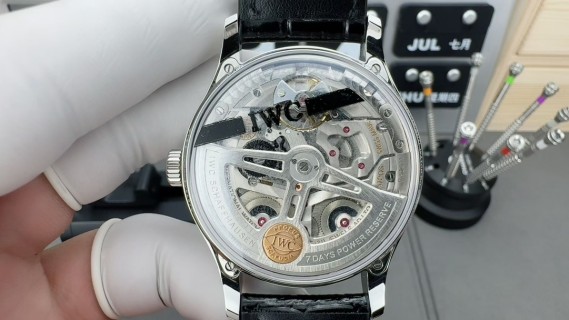 IWC Portugieser 7-Day Automatic Silver Dial Watch view 5