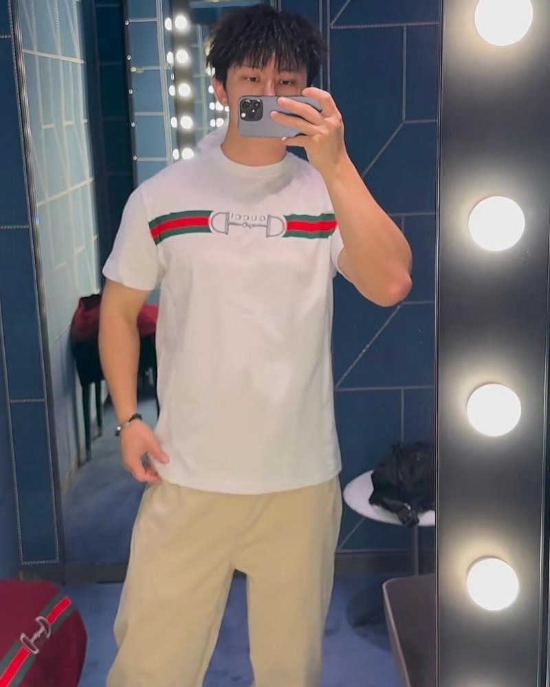 Gucci Horsebit Web Stripe White T-Shirt view