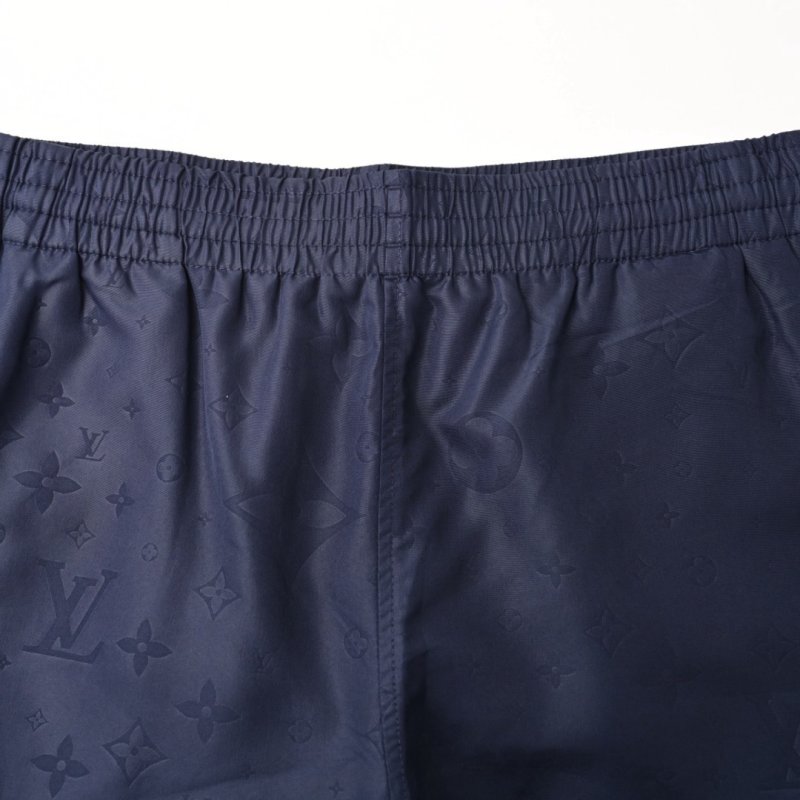 Louis Vuitton Monogram Nylon Beach Shorts Navy view