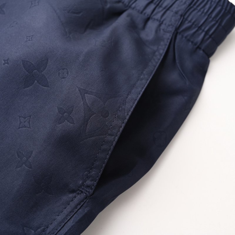 Louis Vuitton Monogram Nylon Beach Shorts Navy view