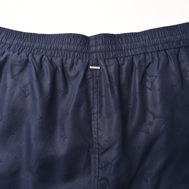 Louis Vuitton Monogram Nylon Beach Shorts Navy view