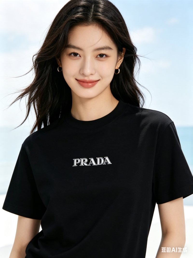 Prada Black Logo T-Shirt