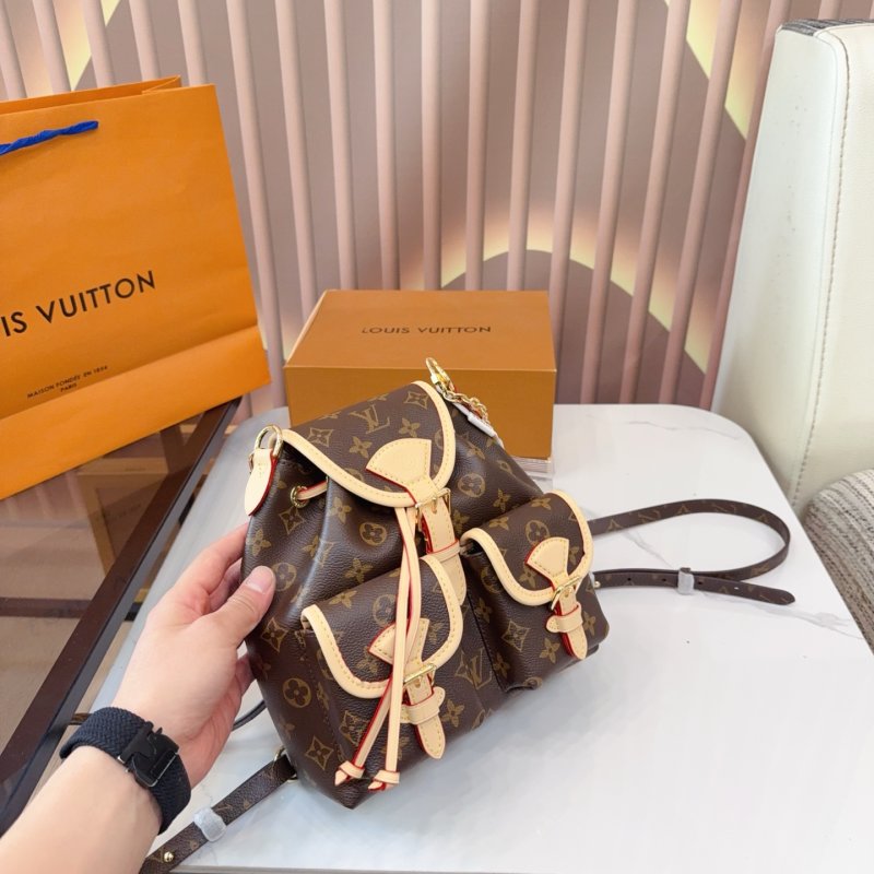 Louis Vuitton Monogram Canvas Bucket Backpack with Chain Strap view