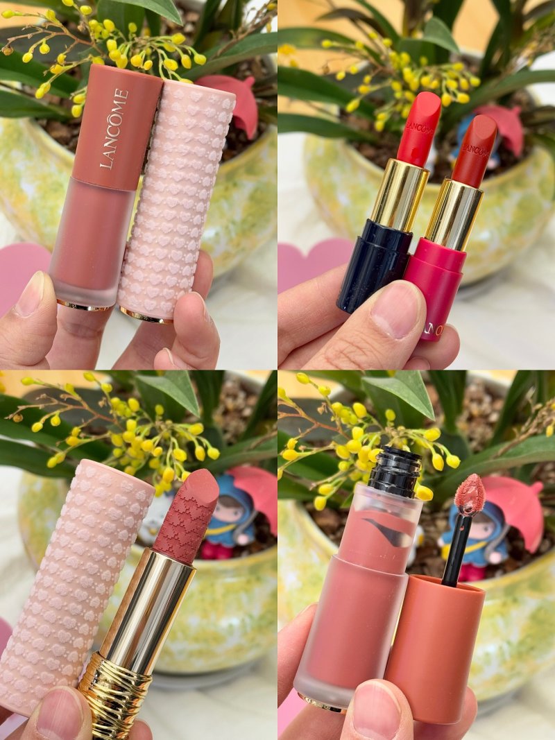 Lancôme 4-Piece Lip Gift Set – Pink Heart Box view