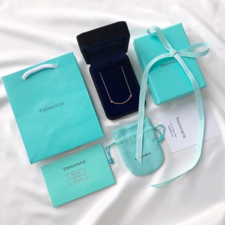 Tiffany & Co. Smile Face Pendant Necklace - Rose Gold/Silver