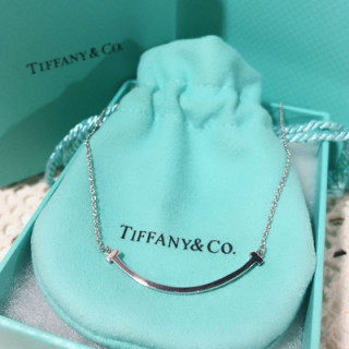 Tiffany & Co. Smile Face Pendant Necklace - Rose Gold/Silver view 4