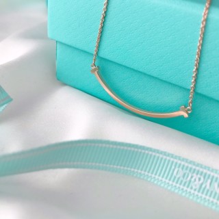 Tiffany & Co. Smile Face Pendant Necklace - Rose Gold/Silver view 5