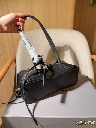 Balenciaga Black Bowling Shoulder Bag view 2