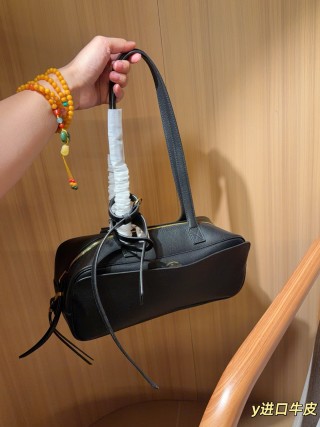 Balenciaga Black Bowling Shoulder Bag view 3