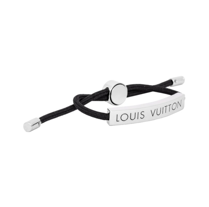 Louis Vuitton Rope Cord Bracelet Black/White