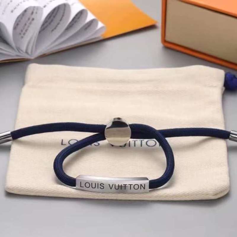 Louis Vuitton Rope Cord Bracelet Black/White view
