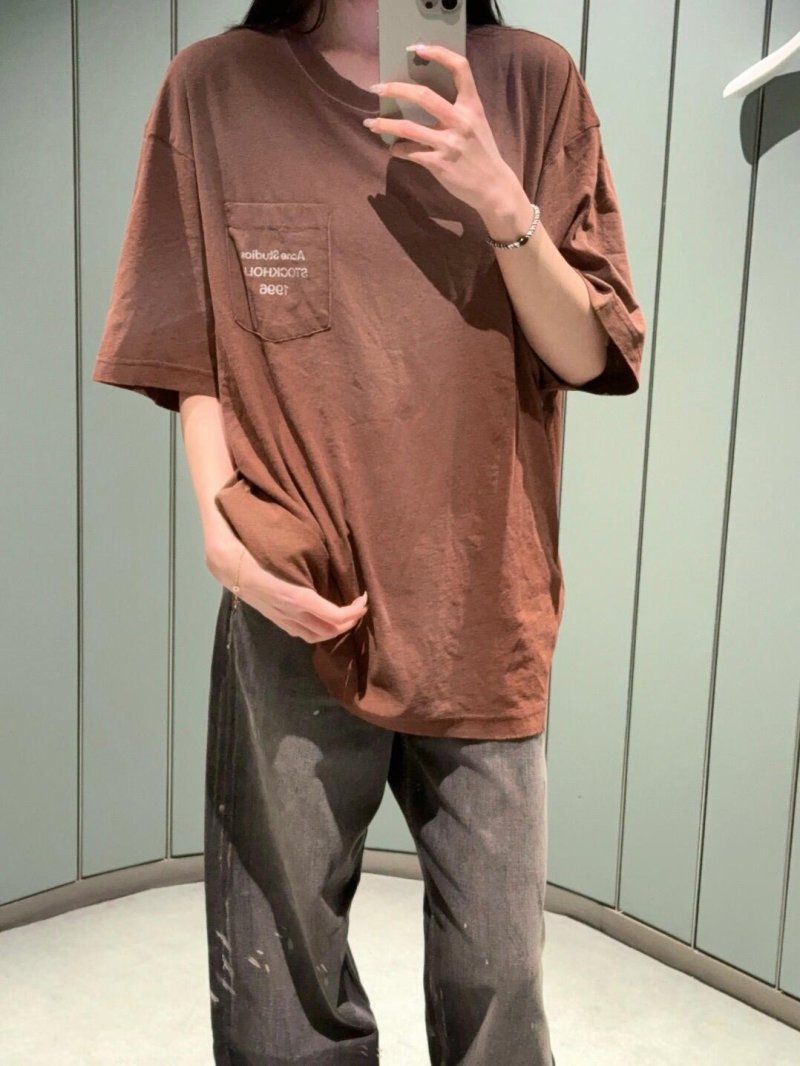 Essentials Pocket T-Shirt Brown view
