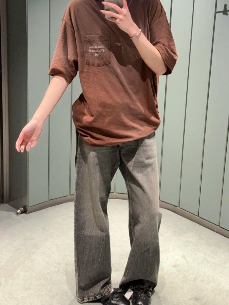 Essentials Pocket T-Shirt Brown view