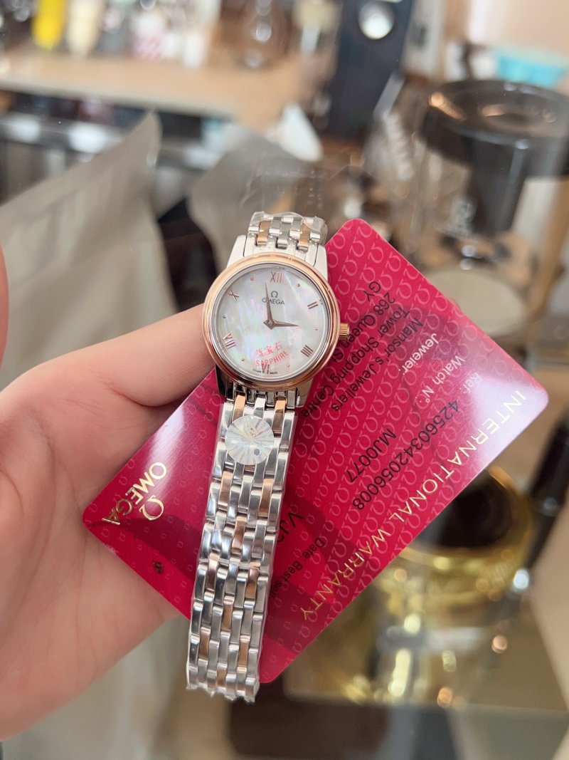 Omega DeVille 27mm Women's Quartz Watch Rose Gold